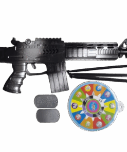 Ametralladora Lanzadora 3 Dardos + Tablero y Accesorios