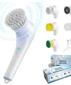 Cepillo Limpieza Eléctrico 5 En 1 Usb Baño Cocina Y Más