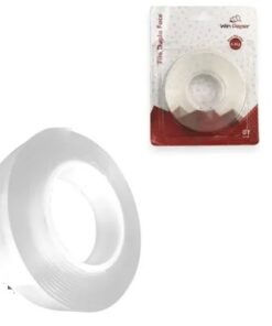 Cinta Adhesiva Doble Faz Transparente Extra Fuerte 19mm x 3m
