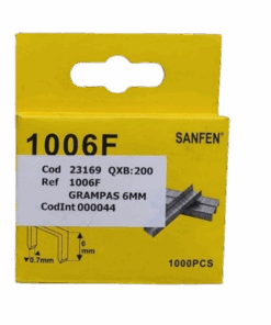 Grampas 6MM Caja 1000 Unidades - (Precio por Caja)