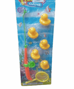 Pesca Juguete Patos x5PCs+ Caña + Red 30Cm