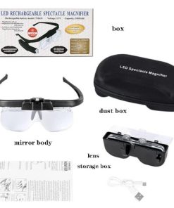 Lentes Recargables Led con Lupa Aumento 6 Lentes
