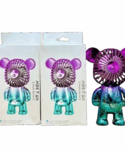 Ventilador Portátil Oso Recargable 3 Velocidades