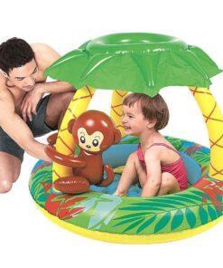 Pileta Estampada Mono con Techo 102x102x80Cm