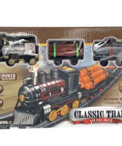 Tren Estilo Clásico High Speed 11Pcs Incluye Pista y Accesorios en Caja 1er Nivel a Pila