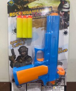 Pistola + 3 Balas en Blister