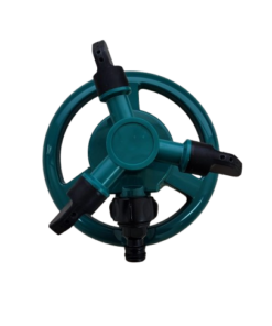 Aspersor Regador Rotativo 3 Picos 9 Salidas para Jardín 20Cm