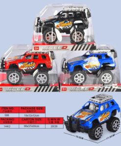 Camioneta Todo Terreno 17,5Cm en Burbuja a Fricción Colores Surtidos