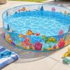Pileta Infantil Pared Rígida Diseño Marino 120x25 Cm