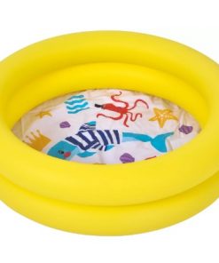 Pileta Infantil 2 Anillos Estampado Animales Marítimos 76 x 20Cm