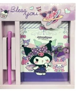 Diario Intimo Bless You con Candado, Llave y Lapicera