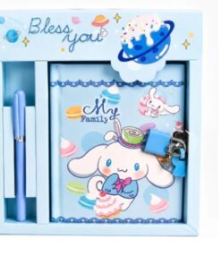 Diario Intimo Bless You con Candado, Llave y Lapicera