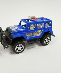 Camioneta Policia Paragolpes Fricción Colores Surtidos Burbuja 20Cm
