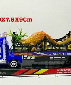Camión con Dinosaurios y Fauna 40Cm en Burbuja