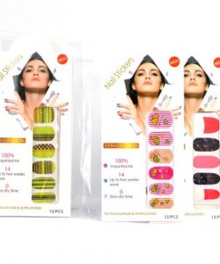 Stikers adhesivos para uñas x 12 pcs