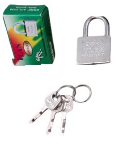 Candado 40mm Aluminio + 3 Llaves Alta Seguridad