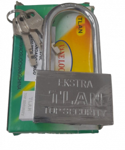 Candado de Seguridad Aluminio Largo 70mm + 3 Llaves en Caja