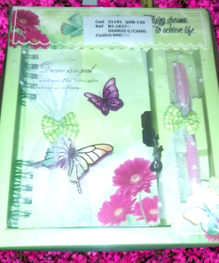 Diario Intimo con Candado Llaves y Lapicera en Caja Tapa Dura