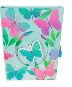 Diario Intimo con Candado Tapa Dura y Llaves Mariposa