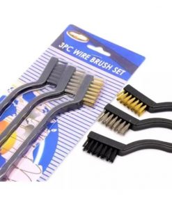 Cepillos Matriceros Bronceados Set x3 Acero Nylon