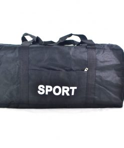 Bolso Deportivo Sport Reforzado 60x25x25 (Negro, Azul y Gris)