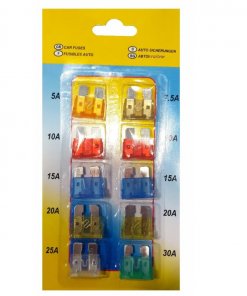 Fusibles Planos Grandes para Auto Camioneta, etc x 10Pcs