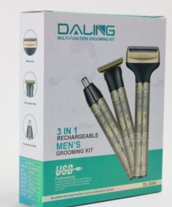 Maquina Corta Pelo y Barba Recortadora Rasuradora 3 en 1 Recargable