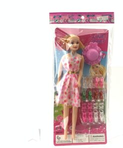 Muñeca 28Cm Articulable con Sombrero y Zapatos