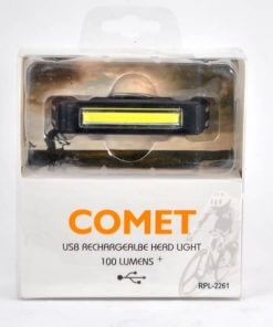 Luz Cob recargable para bicicleta con puero usb