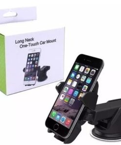 Soporte Holder Celular Auto Cuello Largo One-Touch Ajustable