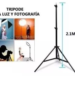 Trípode Profesional Iluminación 2,1 Mts en Caja