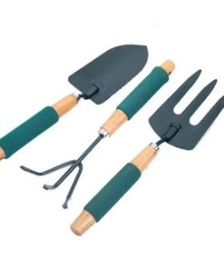 Jardinería Kit x3Pcs 35Cm Grande Removedor, Pala y Rastrillo en Bolsa