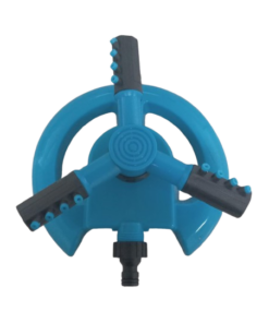 Aspersor Regador Rotativo 3 Picos 12 Salidas para Jardín 30Cm