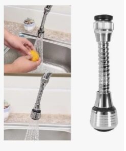 Canilla Extensión Flexible Llave Agua 360° Cocina Baño en Blister
