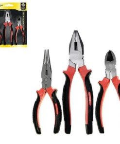 Pinzas Alicates x3 Pcs en Blister Distintas Medidas 1er Nivel