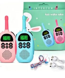 Walkie Talkie Alcance Largo para Niños con Alarma y más Sonidos