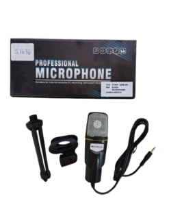 Microfono + Tripode y Soporte Plug Condensador 1er Nivel en Caja