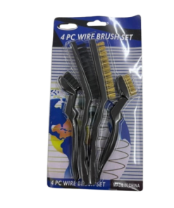 Cepillo de Metal Bronceado x4 Pcs en Blister