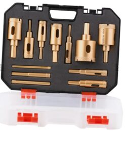 Brocas Diamantadas Profesional Revestimiento Diamante Perforación Materiales Duros Kit 1er Nivel