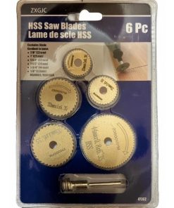 Hojas / Discos de Sierra para Carpintería y más x6Pcs en Blister 1er Nivel