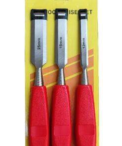 Cincel x3 Pcs para Madera con Mangos PVC 12 18 y 22''