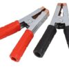 Pinza Clip Cocodrilo, Resistentes de Cobre 600Amp x2Pcs en Bolsa