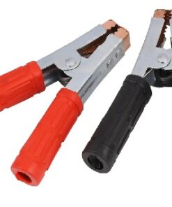 Pinza Clip Cocodrilo, Resistentes de Cobre 600Amp x2Pcs en Bolsa