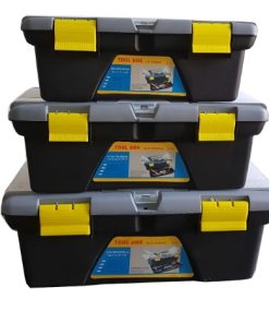 Cajas de Herramientas x 3 Pcs  Tool Box (Caja Chica Mediana y Grande)