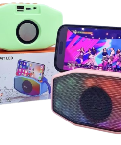Parlante Inalámbrico Portátil Radio FM y Funciones de Soporte Celular Bluetooth Potente