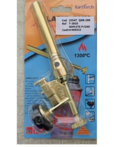 Soplete Encendido Automático a Gas Portátil para Gas Butano Temperaturas de hasta 1300°C 1er Nivel