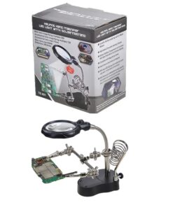 Lupa Soporte Ultra Completo Led para Estación de Soldadura 1er Nivel