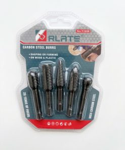 Limas Rotativas x5 Pcs de Acero al Carbono en Blister