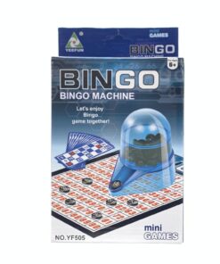 Bingo Máquina Expendedora de Números + Fichas + Tableros en Caja