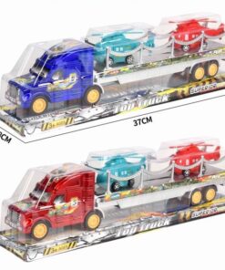 Camión Truck 37Cm con  Helicópteros y más en Burbuja
